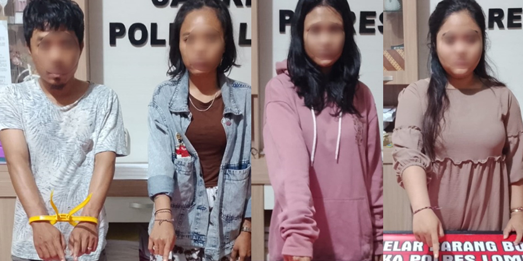 Empat Terduga Kasus Narkoba Diamankan Polisi saat Gerebek Rumah di Sandubaya Lombok Timur