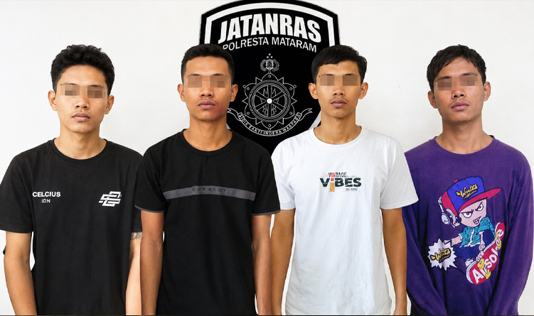 Kasus Penganiayaan di Cakranegara Terungkap, Polisi Amankan Empat Pemuda dan Airsoftgun