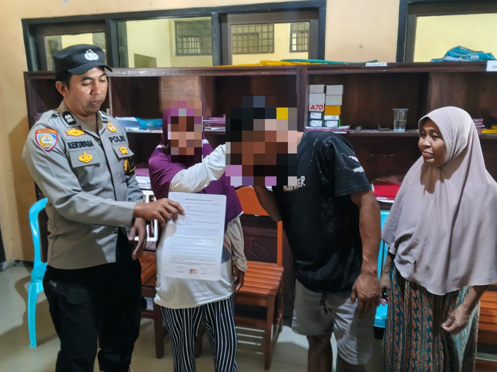 Polisi Mediasi Kasus Penganiayaan Ibu Tiri di Lingsar, Kedua Pihak Sepakat Berdamai