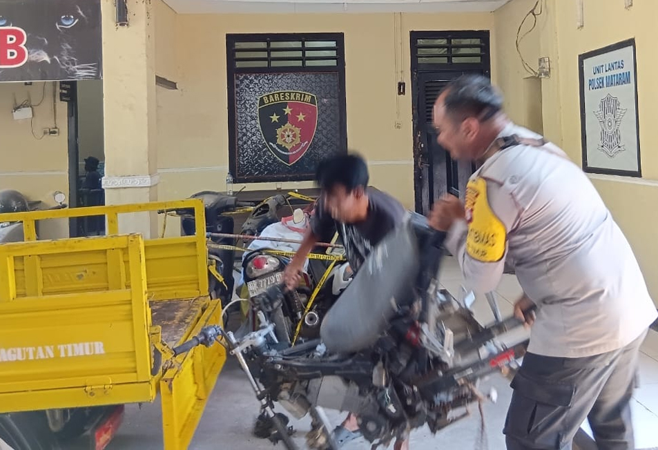Warga Curiga, Polisi Temukan Honda Sonic Hasil Curian di Gudang Ekspedisi