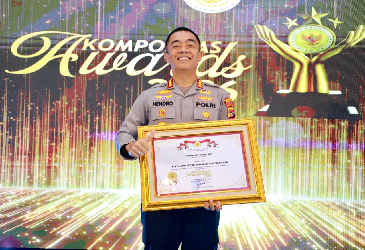 Kompolnas Award 2026, Polresta Mataram Masuk Lima Nominator Terbaik Nasional