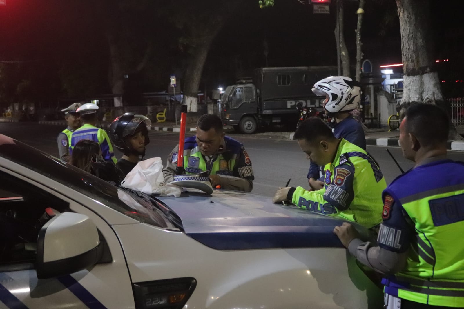 Polresta Mataram Tertibkan Knalpot Brong dalam KRYD di Kawasan Udayana