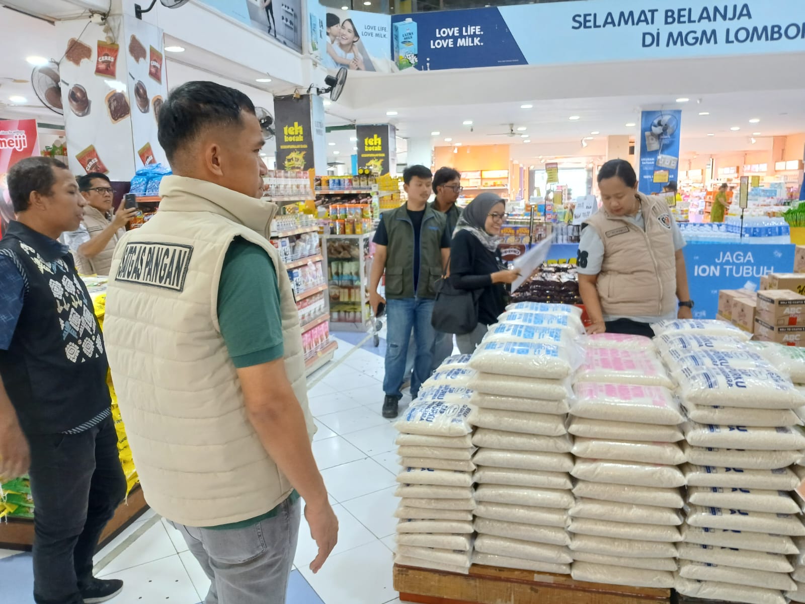 Satgas Pangan Kota Mataram Pantau Harga dan Mutu Beras di Pasar
