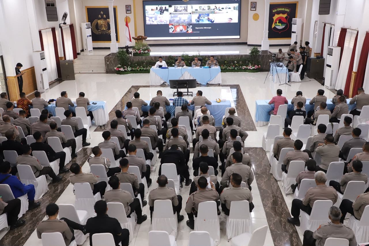 Jelang MotoGP, Polda NTB Gelar Latihan Pra Operasi Cipta Mandalika Rinjani 2026