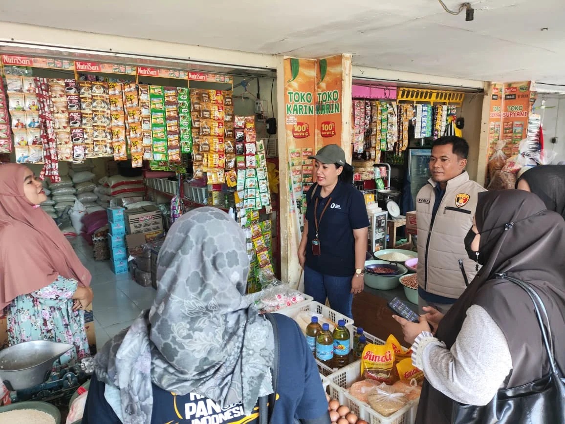 Polres Lombok Utara Pantau Harga dan Stok Beras di Pasar Tanjung