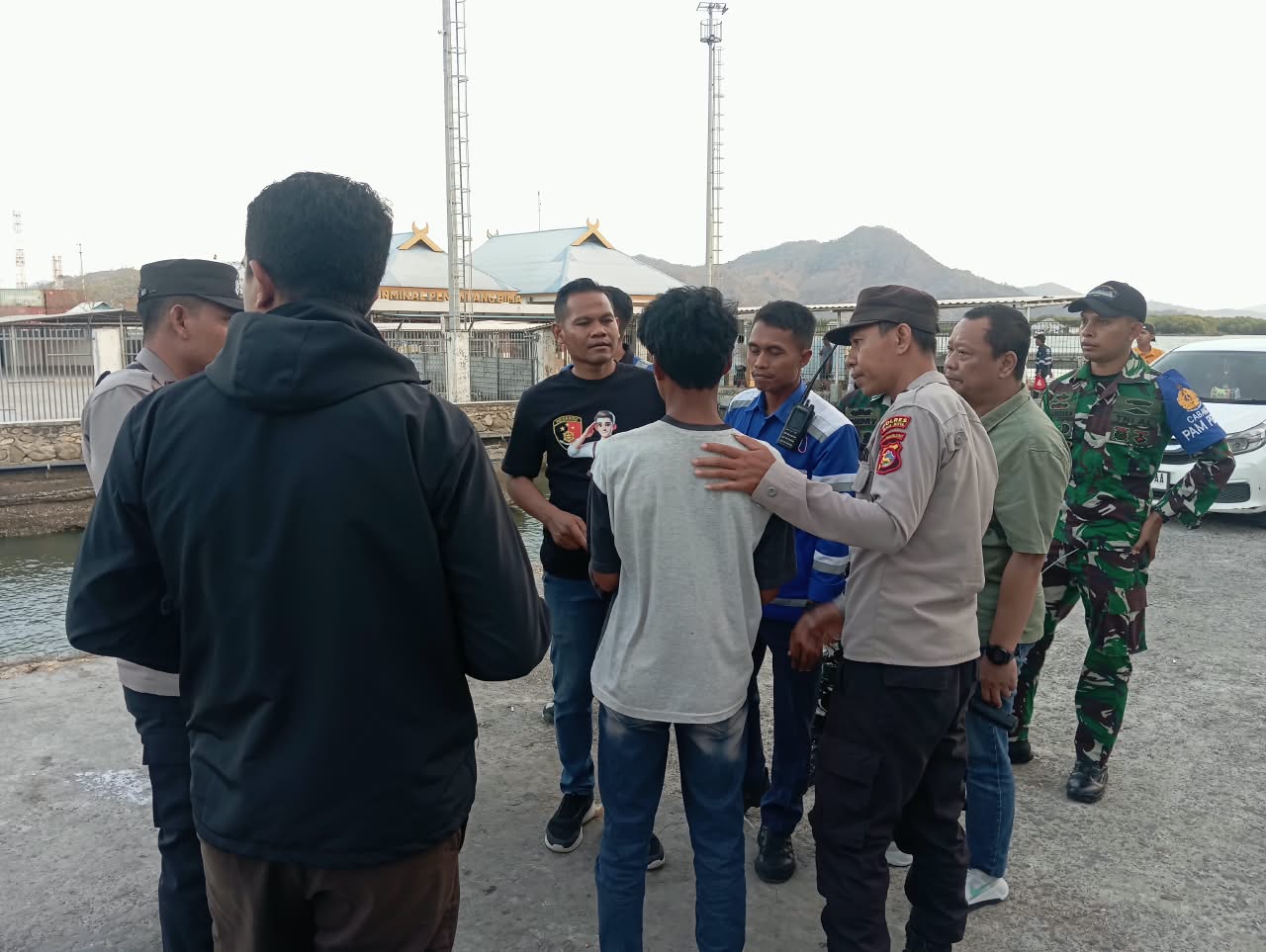 Polisi Gagalkan Upaya Kabur DPO Curanmor Polres Klungkung di Pelabuhan Laut Bima