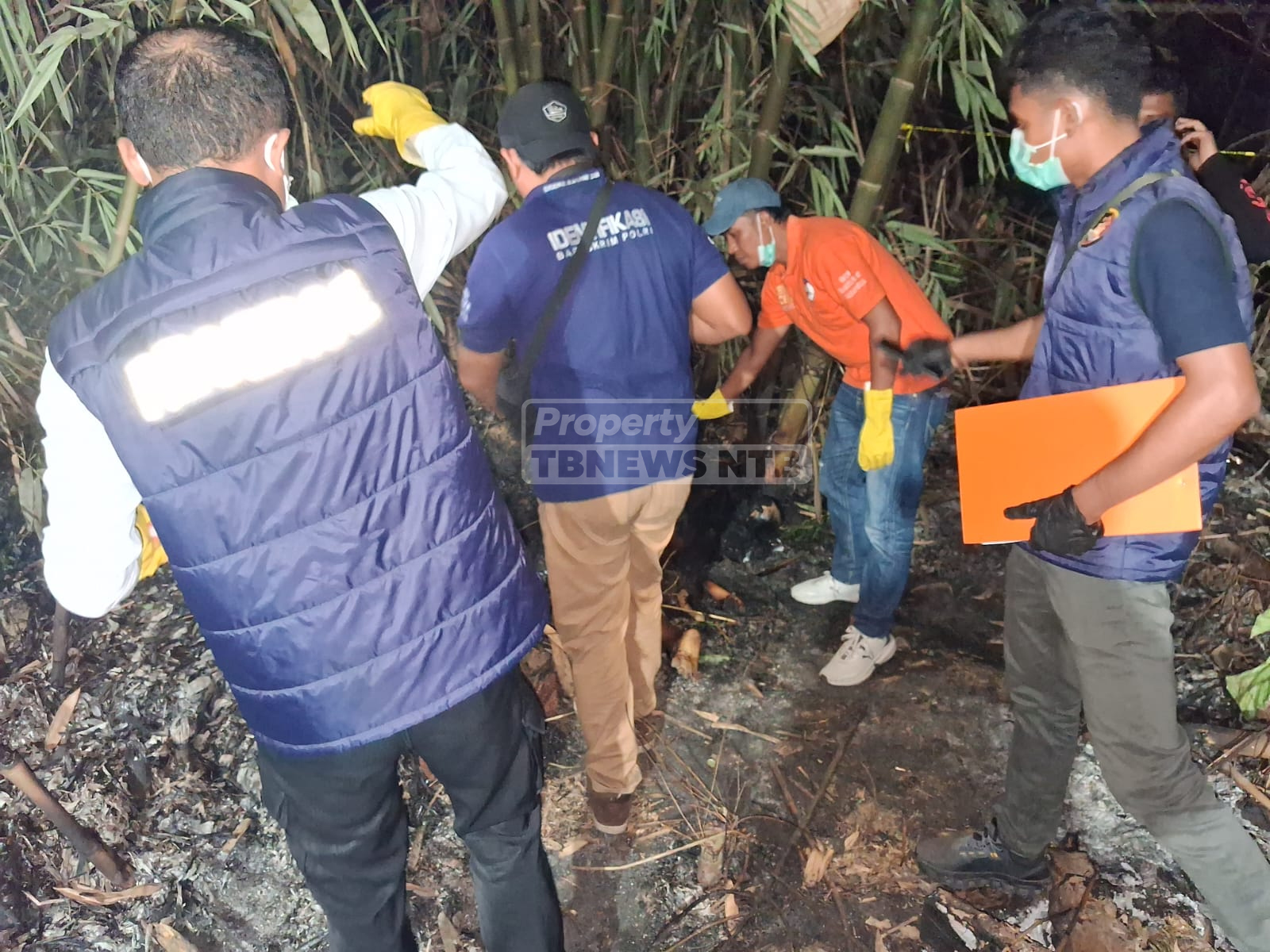 Polisi Selidiki Penemuan Mayat Perempuan Terbakar di Batukliang Lombok Tengah
