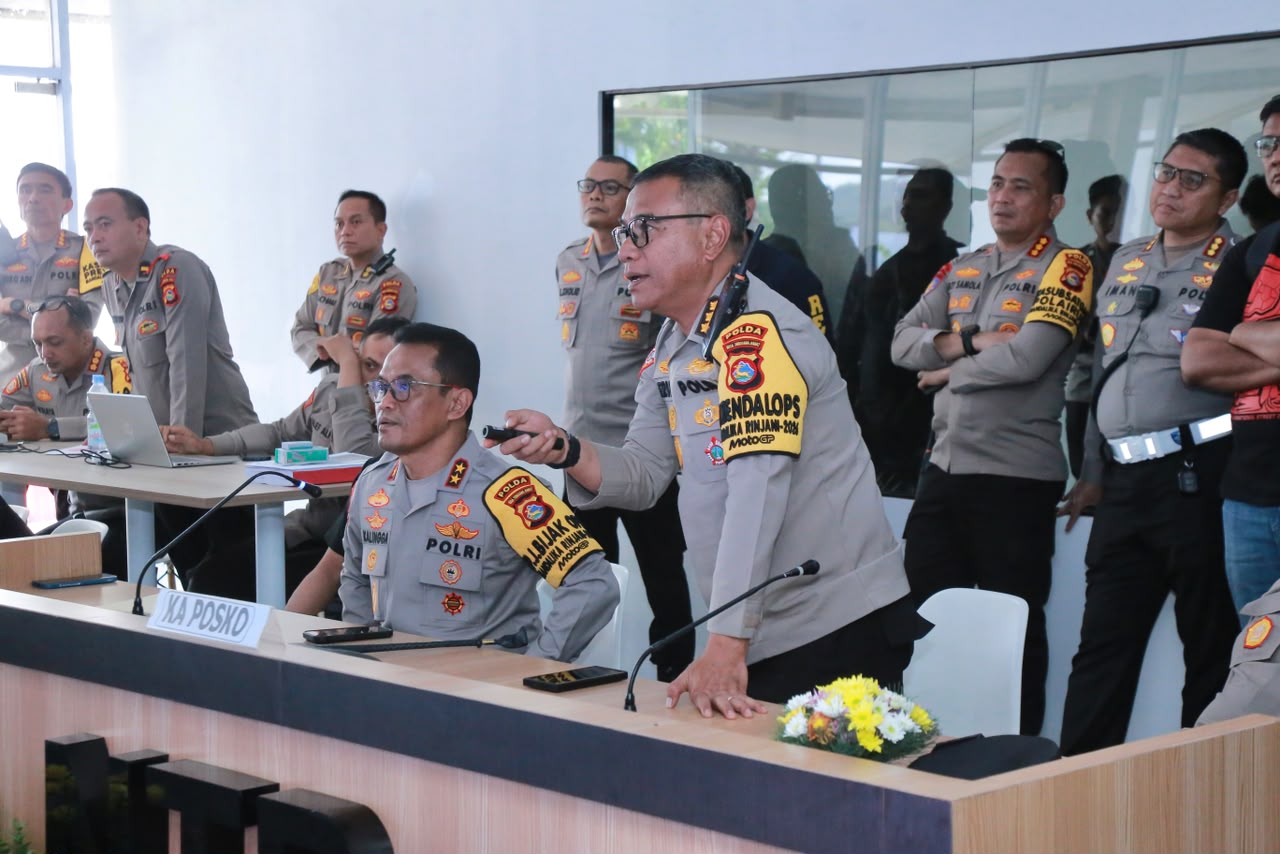 H-1 Race MotoGP Mandalika, Kapolda NTB Pantau Kesiapan Personel Pengamanan