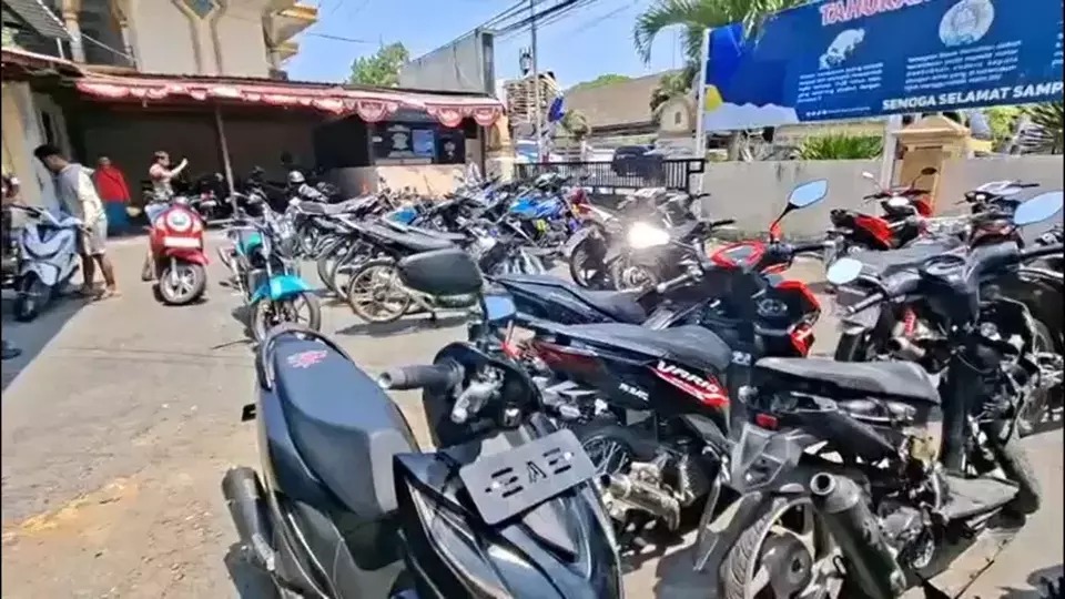 Terima Laporan 110, Polisi Amankan 72 Sepeda Motor di Tiga Lokasi Lombok Timur