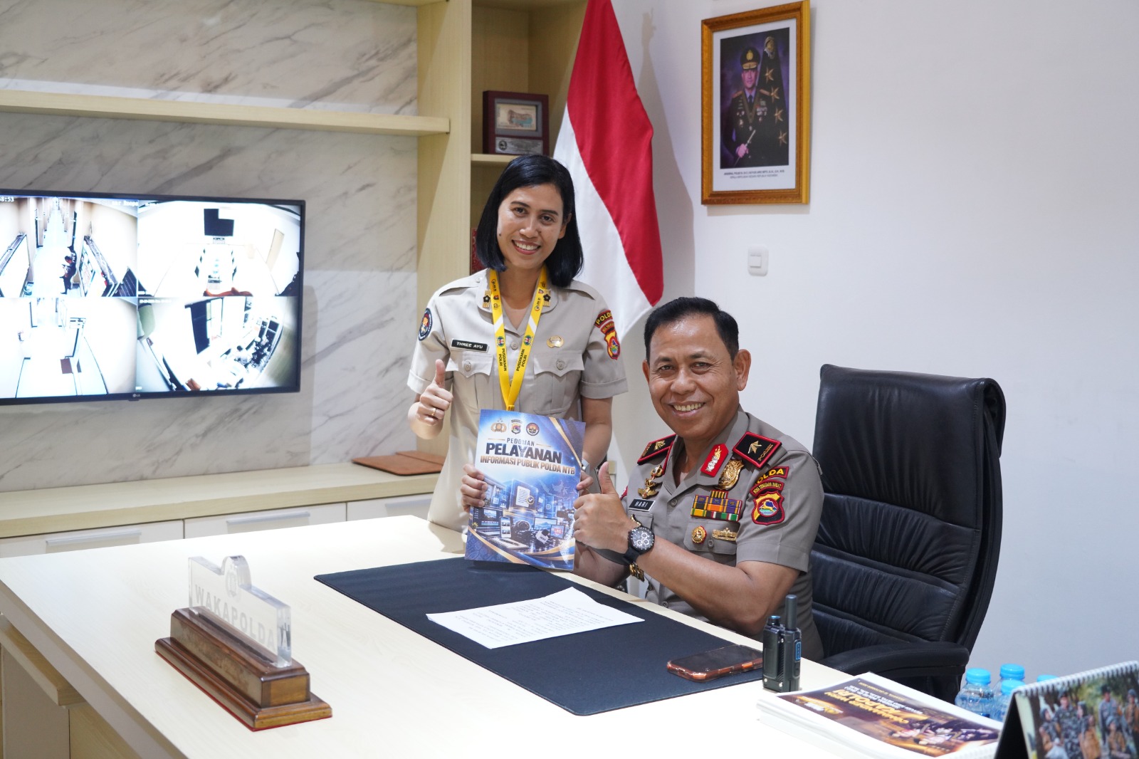 Three Ayu Juniartini Gagas PINTAR untuk Perkuat Tata Kelola Informasi Publik Polda NTB