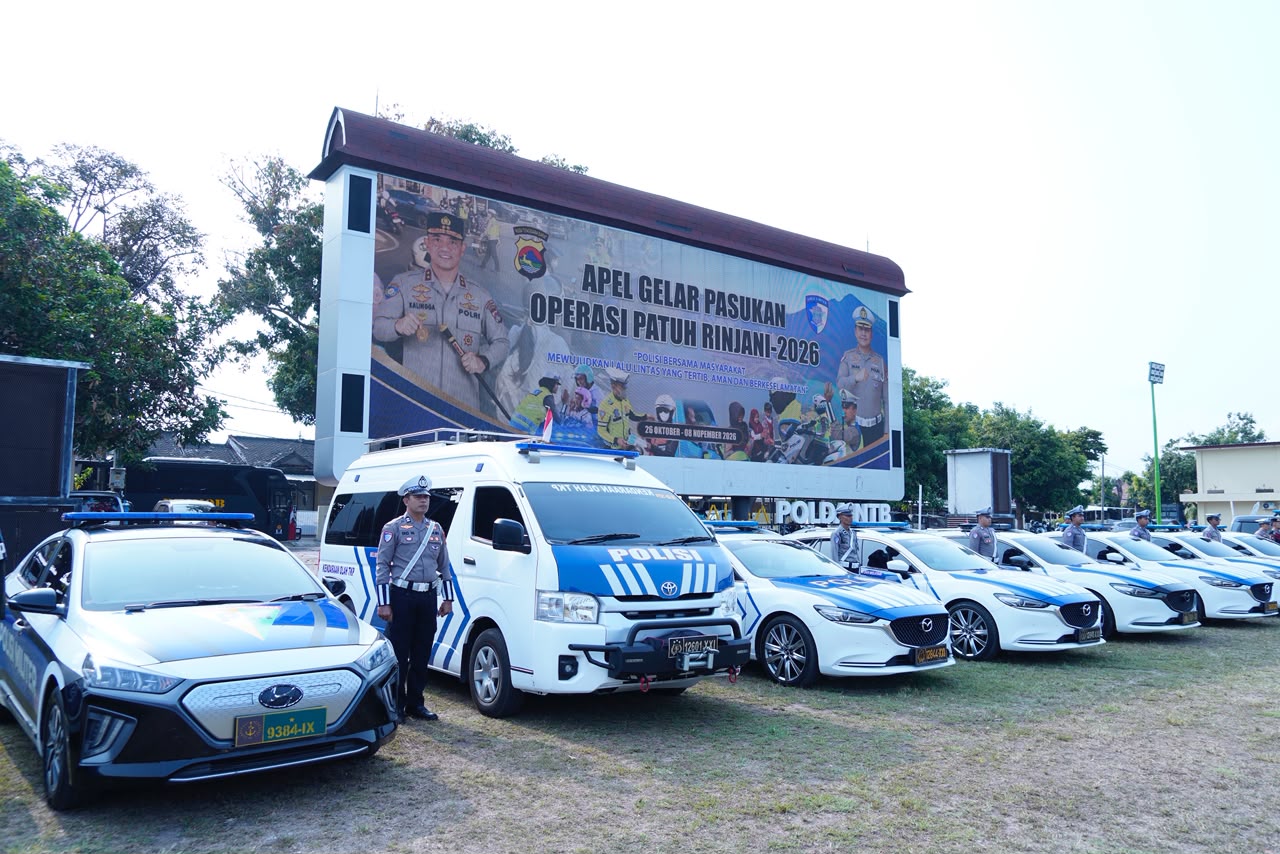 Operasi Patuh Rinjani 2026 Resmi Dimulai, Polda NTB Fokus Tingkatkan Keselamatan