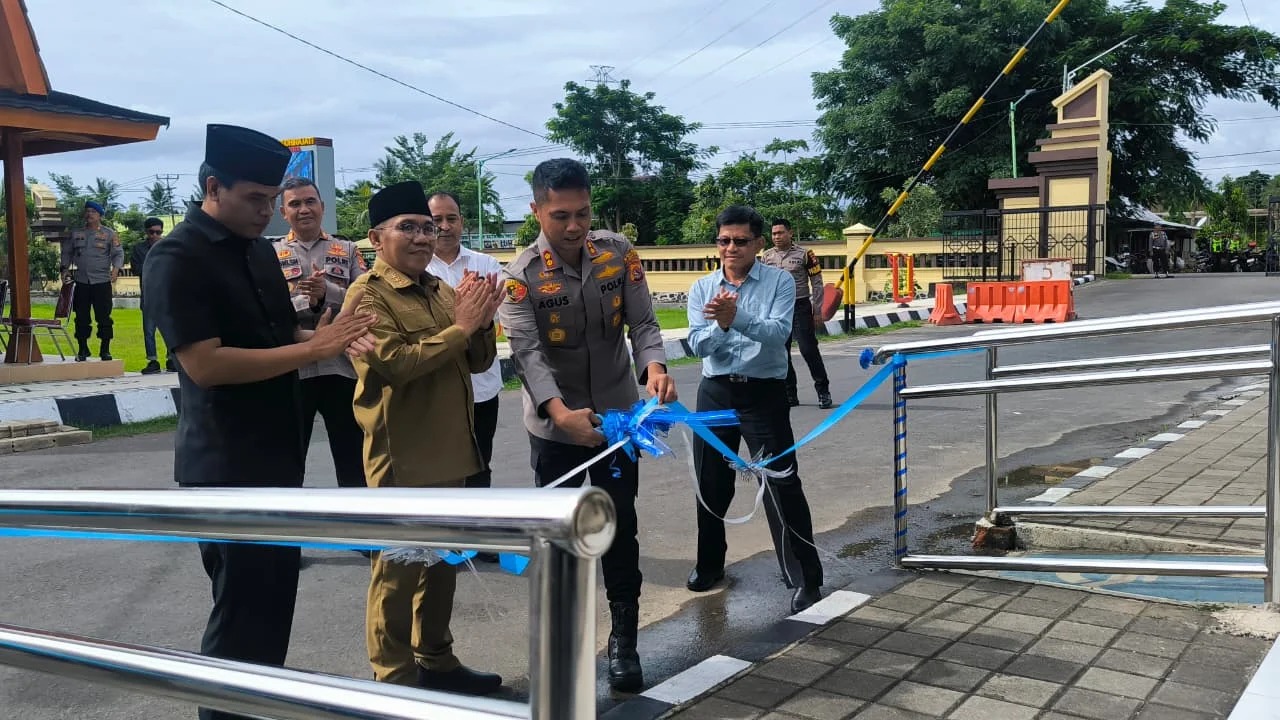 Modernisasi Pelayanan, Polres Lombok Utara Hadirkan Videotron dan Ruang Terpadu