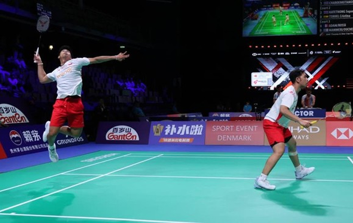 Thomas Cup 2026 : Ganda Putra Indonesia Takluk dari Prancis