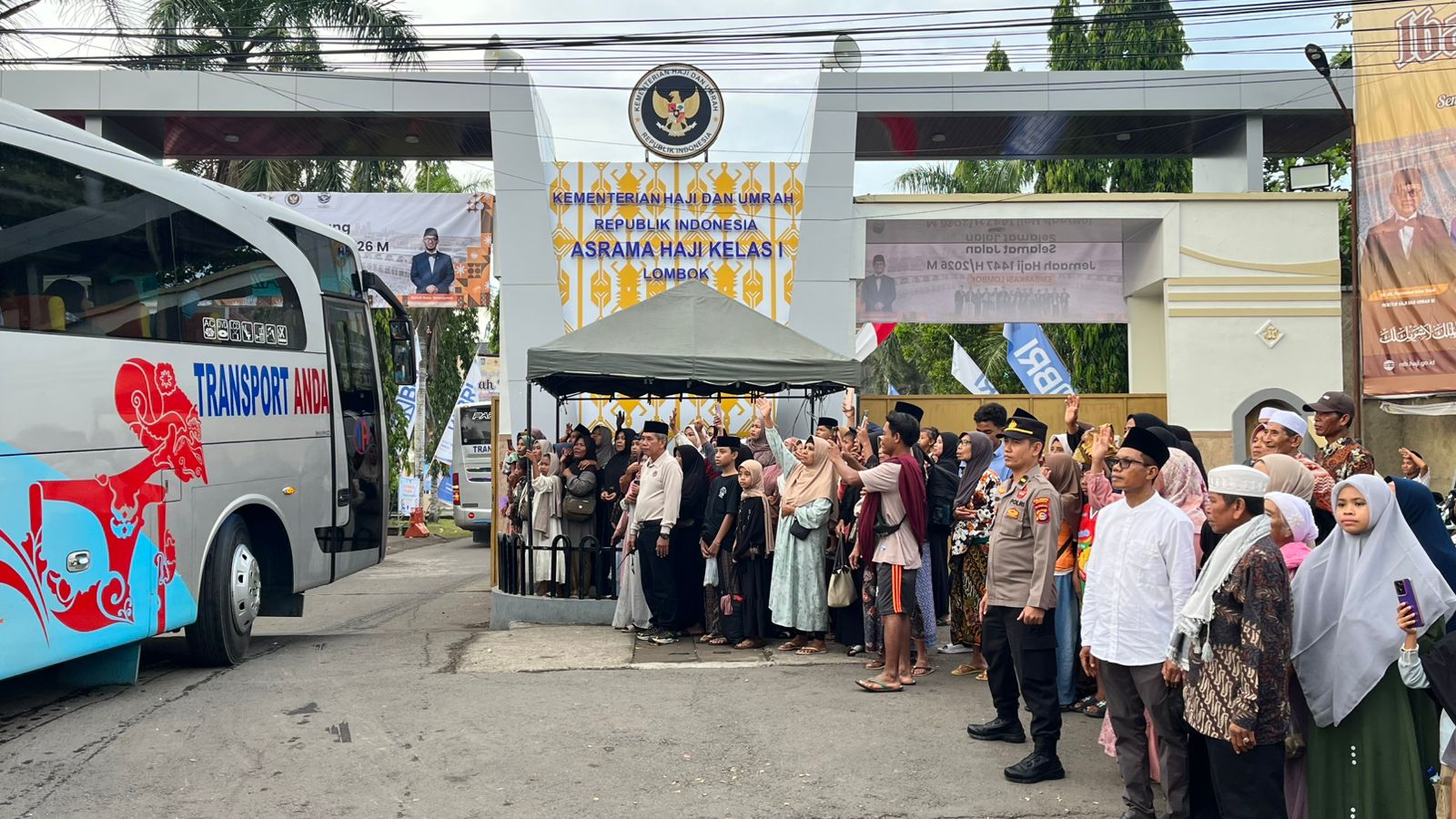 Polda NTB Perketat Pengamanan, 393 Jemaah Haji Lombok Tengah Siap Berangkat