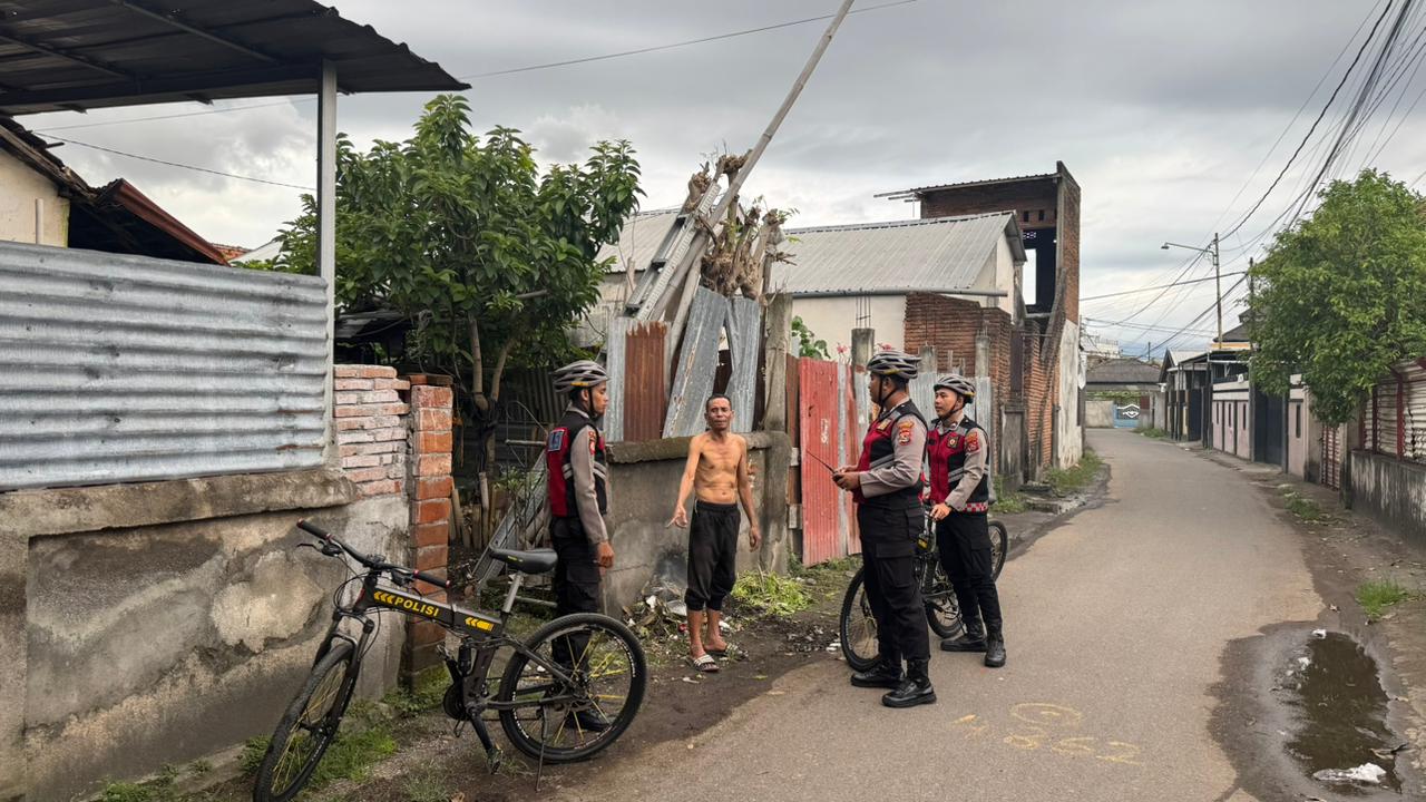 Polresta Mataram Intensifkan Patroli Sepeda, Jaga Kamtibmas di Permukiman Warga