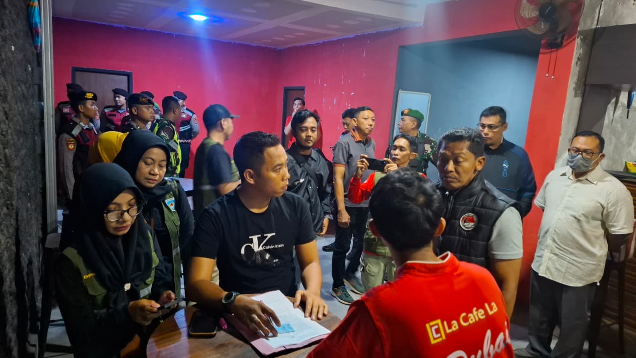 Sinergi Polisi, TNI dan Pemkot Mataram Tertibkan Hiburan Malam dalam Operasi KRYD