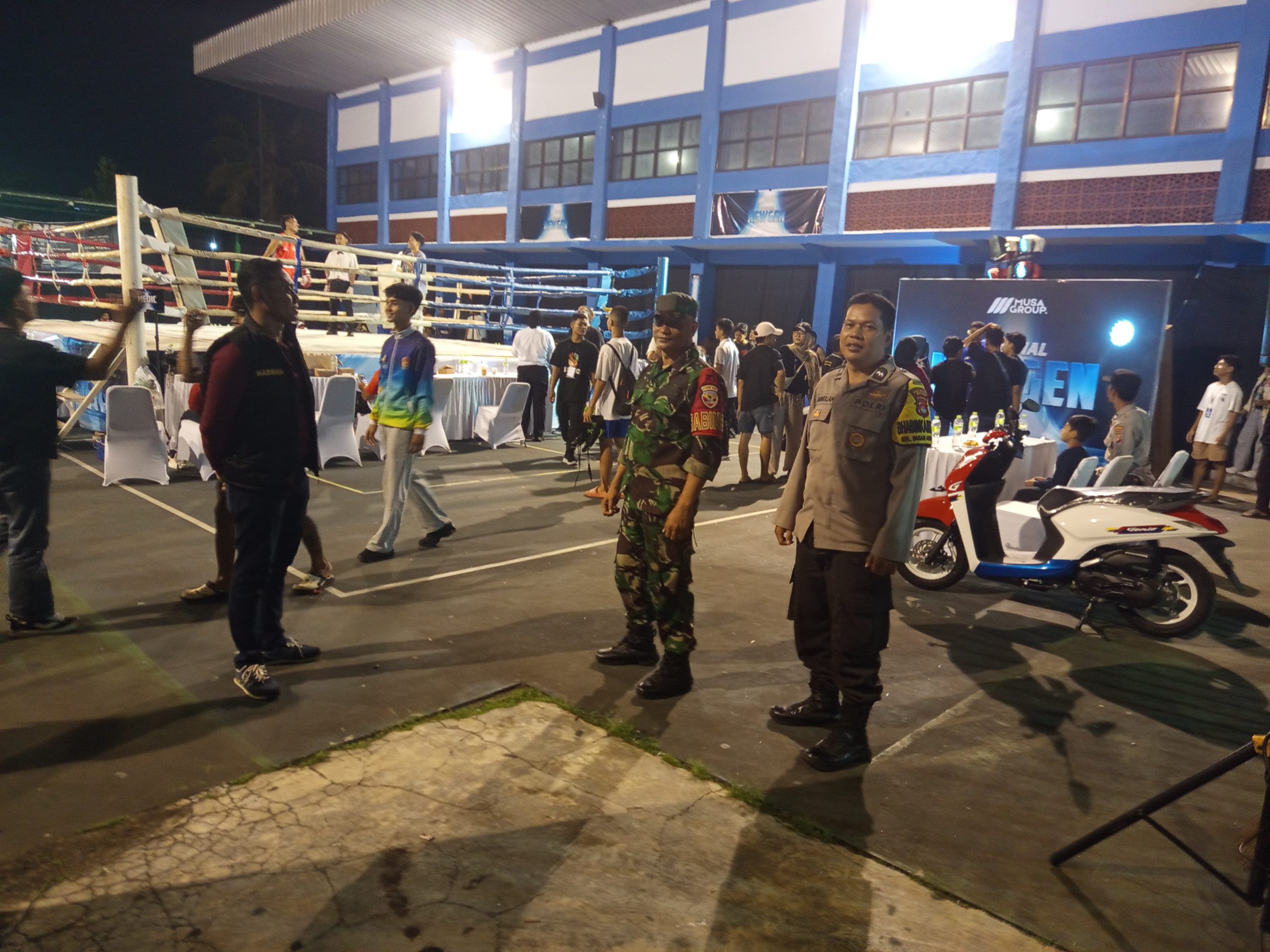 Polisi Amankan Event Combat Boxing di Mataram
