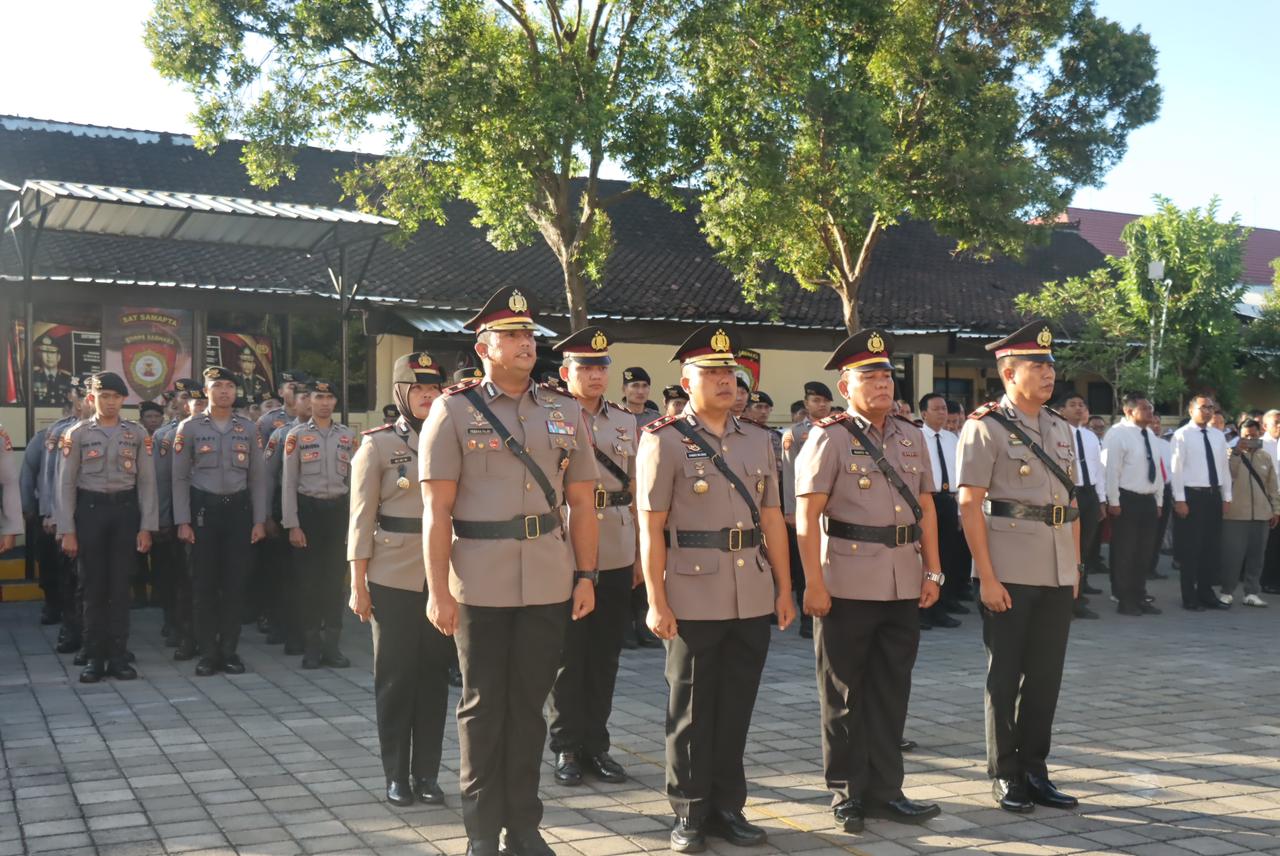 Polresta Mataram Gelar Upacara Serah Terima Jabatan, Sejumlah Posisi Berganti