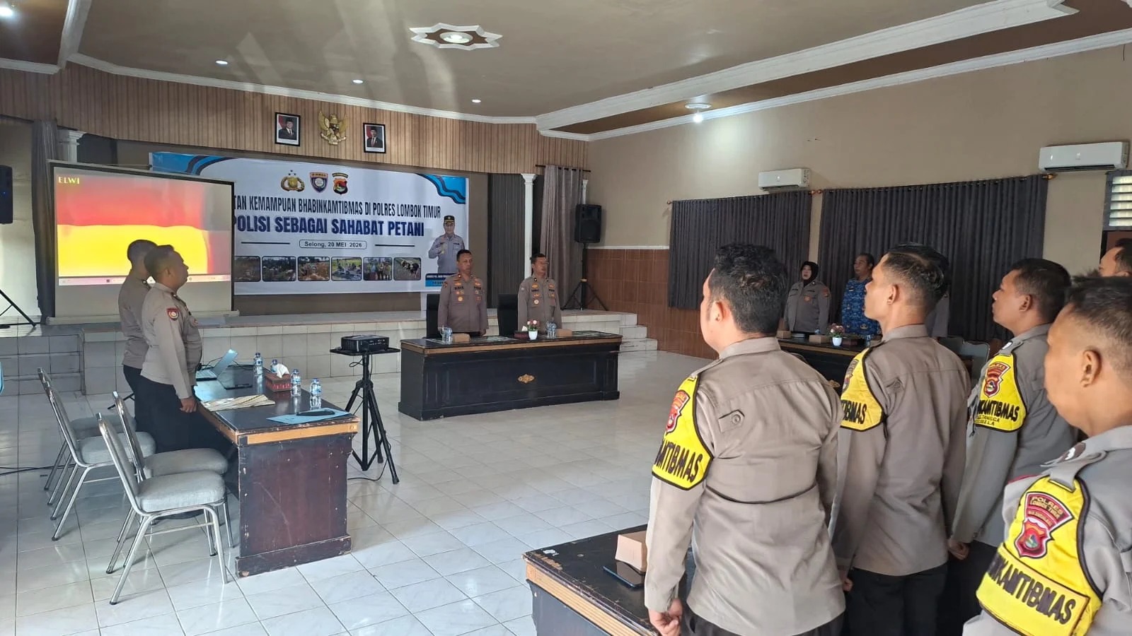 Polda NTB Tingkatkan Kapasitas Bhabinkamtibmas Lewat Latihan Katpuan di Polres Lombok Timur