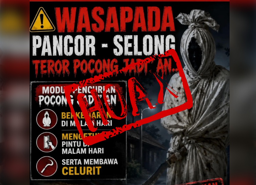 Polisi Pastikan Teror Pocong Bawa Celurit di Lombok Timur Tidak Benar