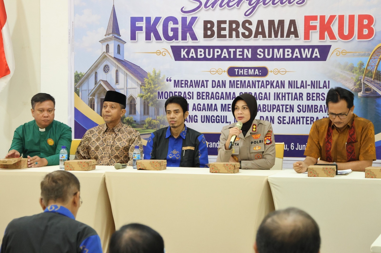 Kapolres Sumbawa Ajak Tokoh Agama Perkuat Moderasi Beragama dan Jaga Kerukunan